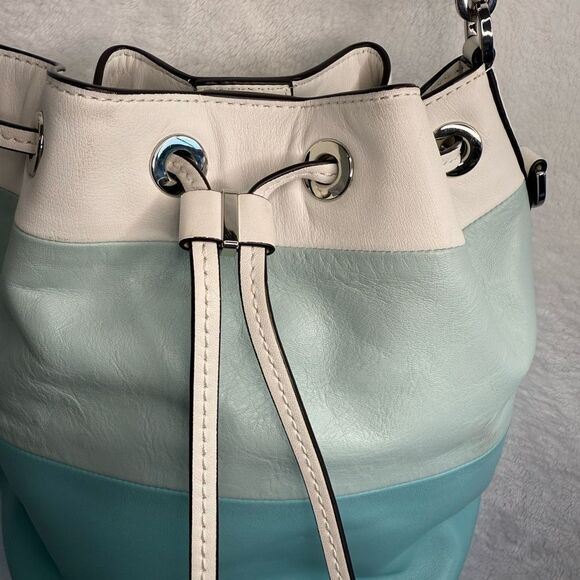 Michael Kors Dottie Color Block Bucket Bag - Picture 3 of 14